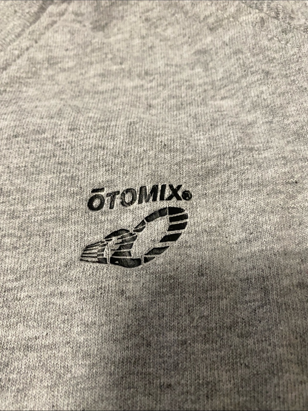 Men's Heather Gray V-Neck Tee with Shoulder Stripes